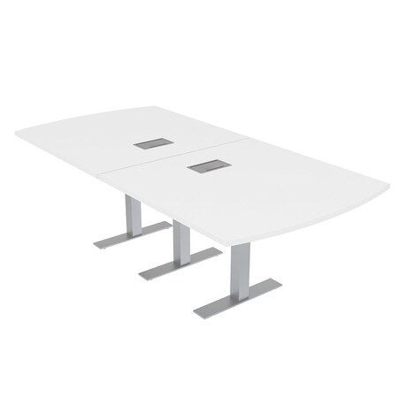 Skutchi Designs 45 in W, 96 in L, 29 in H, Engineered Wood Top, White HAR-AREC-46x93-T-ELEC-XD09